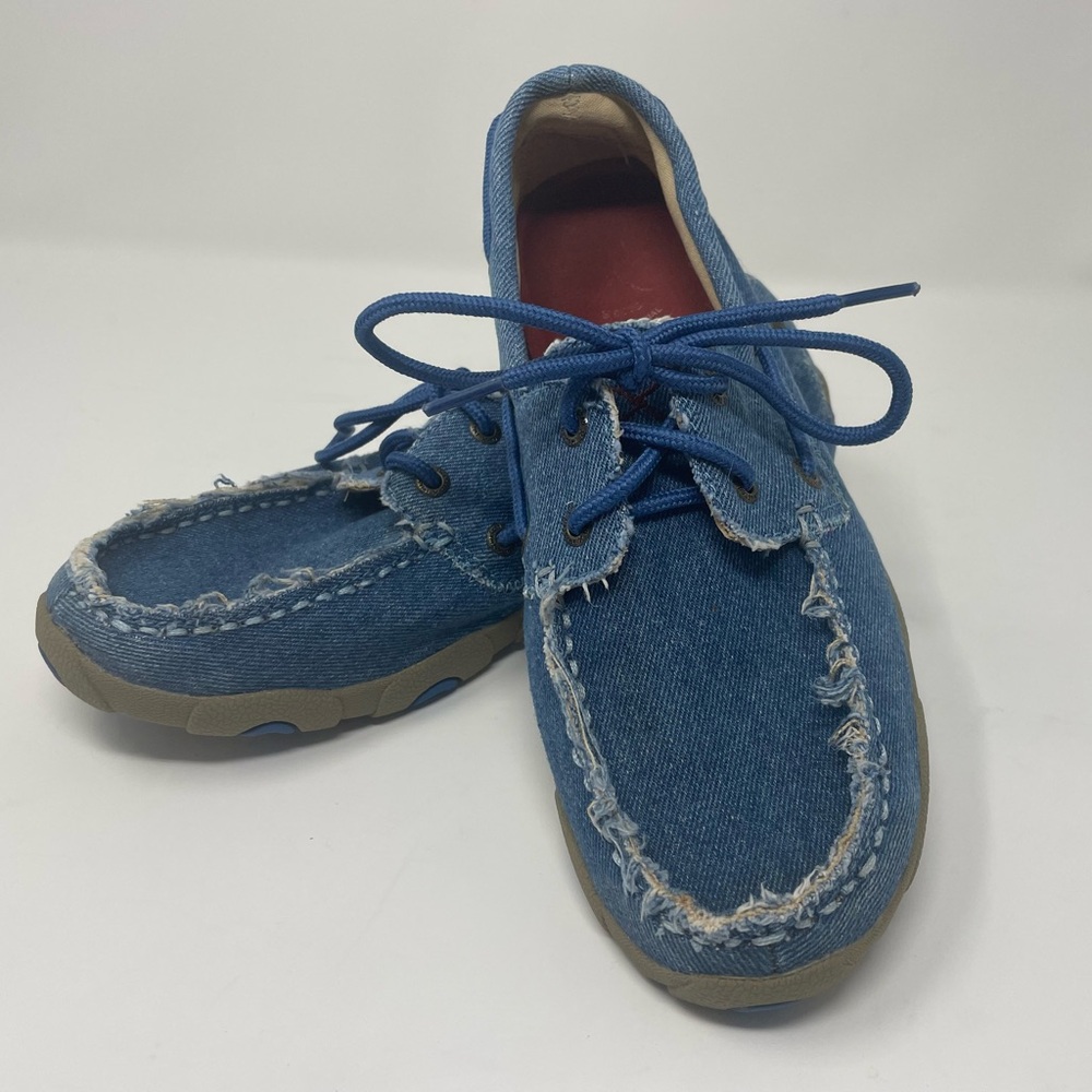 Twisted X Blue Denim Flats